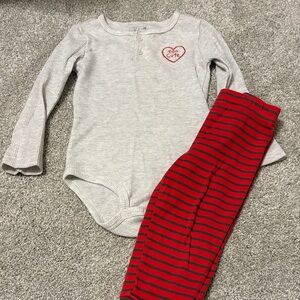 EUC toddler Valentine outfit